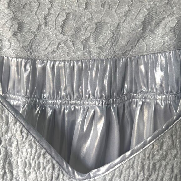 Free People Helin Skirt Set Shimmering Smocked Piped-Edge Detail Crop Tank Silky - Picture 5 of 16